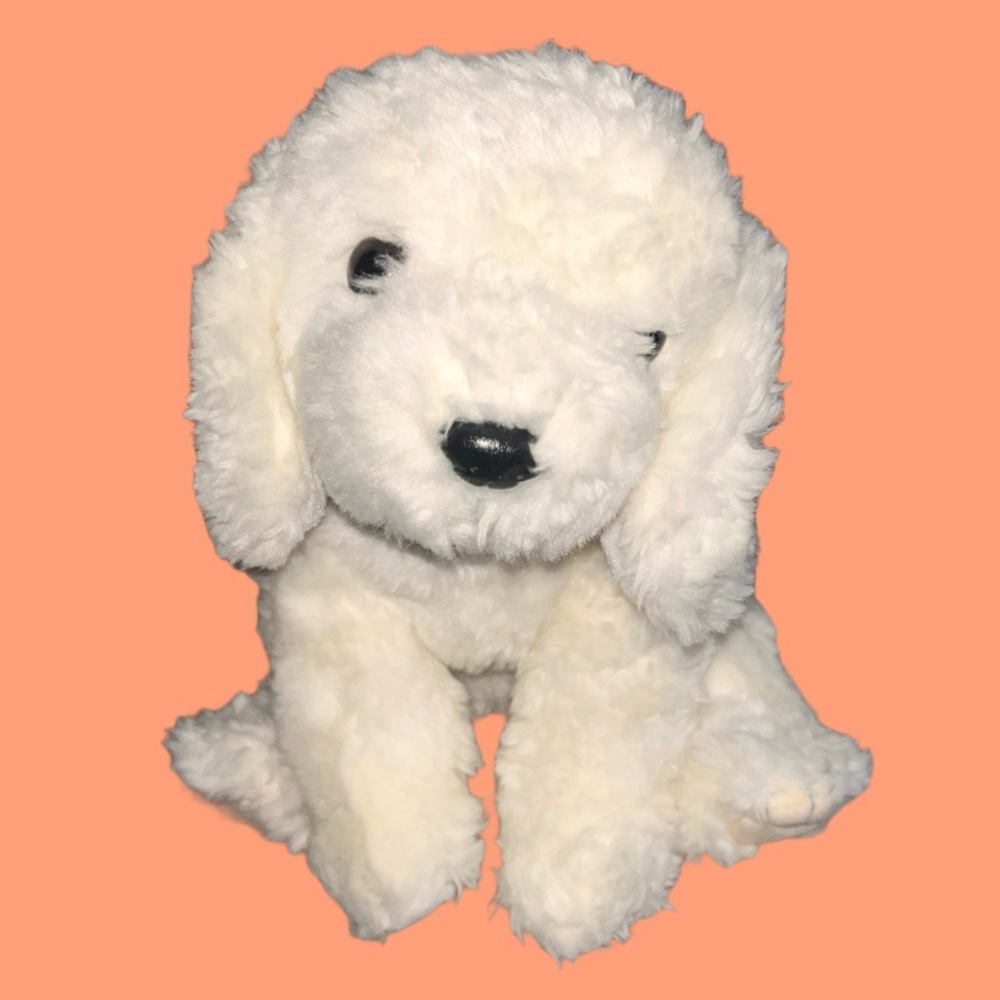 Ty beanie buddy rare fluff the dog 2002 vintage dog plush poodle soft